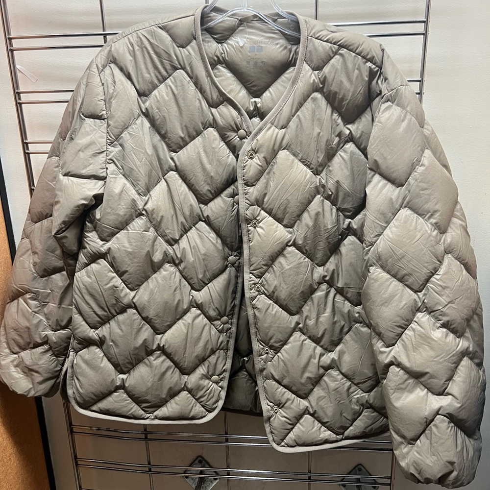 Uniqlo Khaki Quilted Jacket